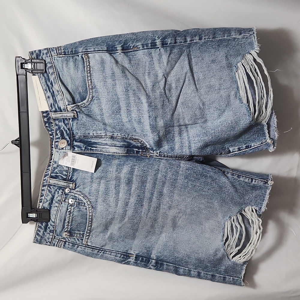 American Eagle Outfitters Hi-Rise Tom girl Bermuda Shorts size 12 NWT